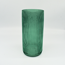 Ribbed Glass Vase