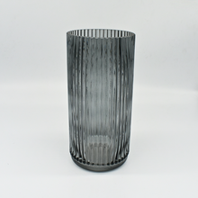 Ribbed Glass Vase