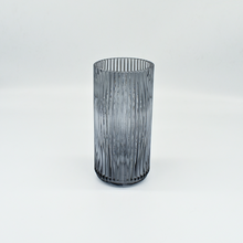 Ribbed Glass Vase